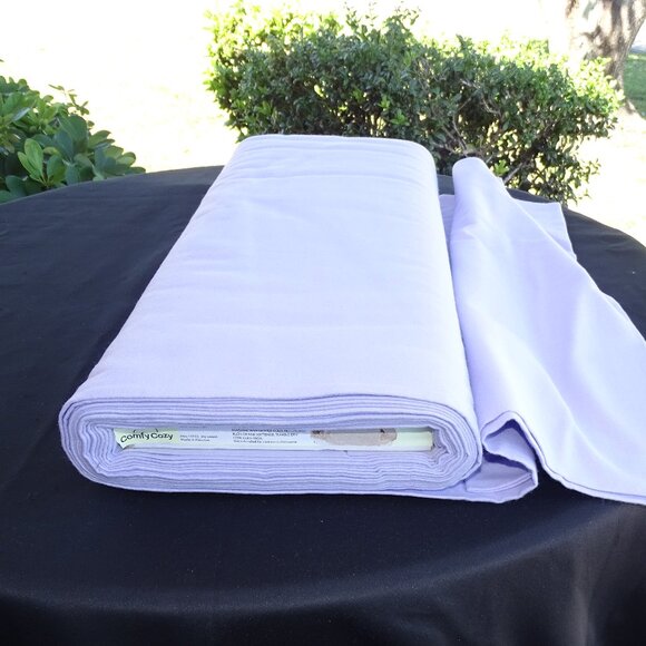 Comfy Cozy 10 yd 43" Lilac Solid Fln - Picture 1 of 5